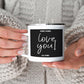 Love You Gifts Unique, Love You Candle Mug