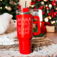 Funny Mom Christmas Tumblers Red