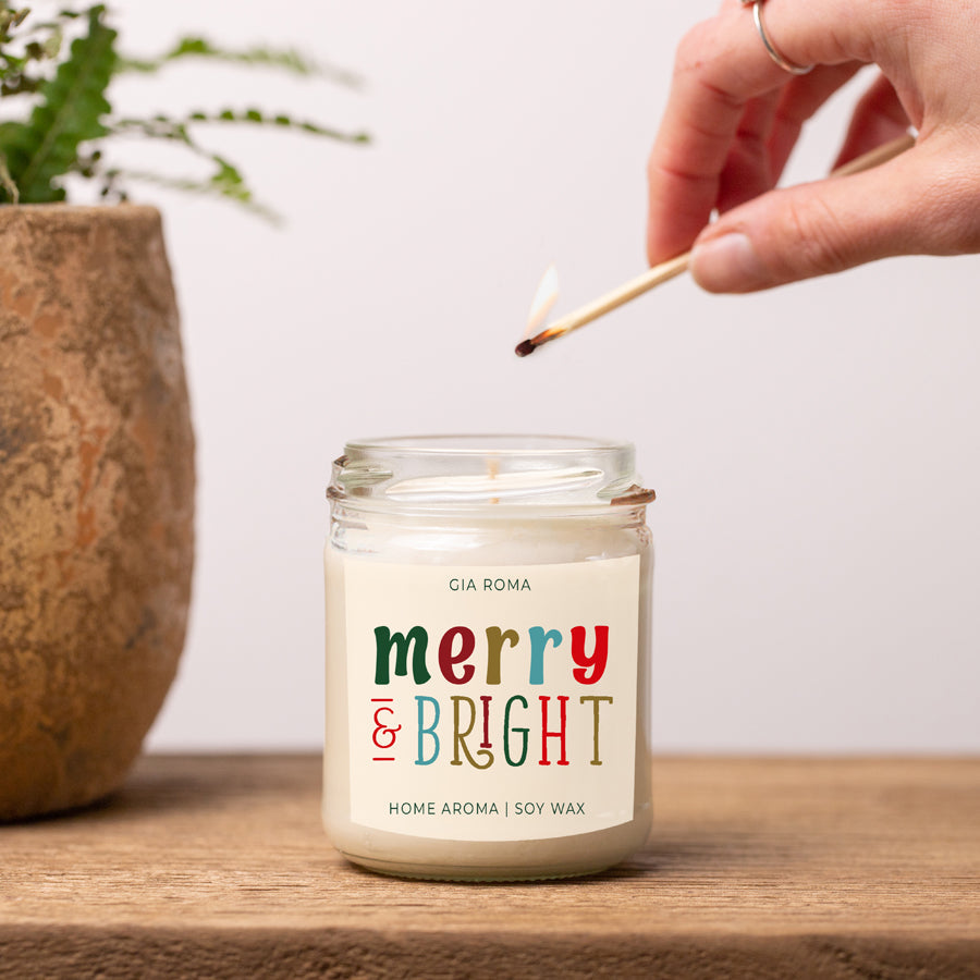 Merry + Bright Candle