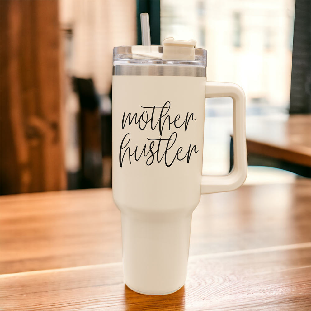 Mom Teacher and Principal Gifts, Mother Hustler Coffee Mugs