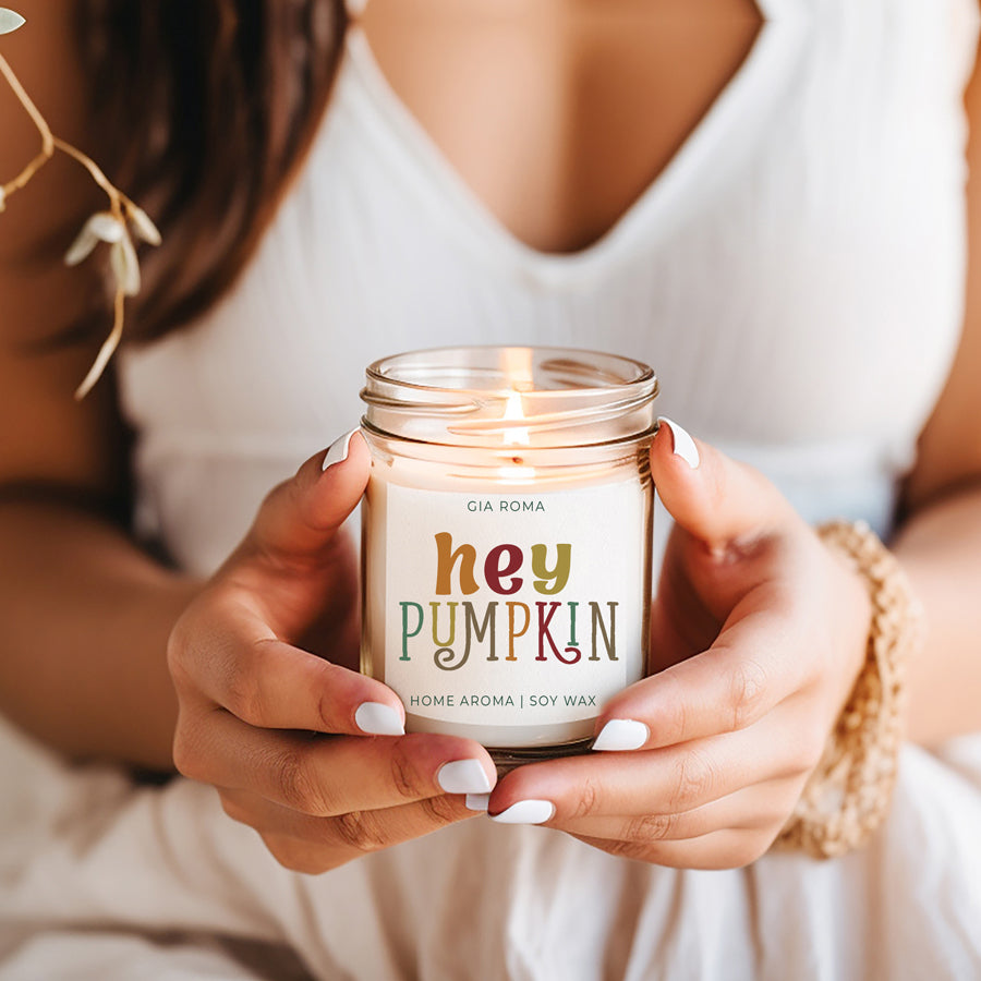 Fall Farmhouse Candle, Warm Candles, Candle Collection, Quote Candles for Fall
