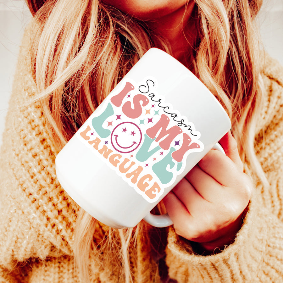 funny stickers for mugs, waterproof stickers with sayings wholesale