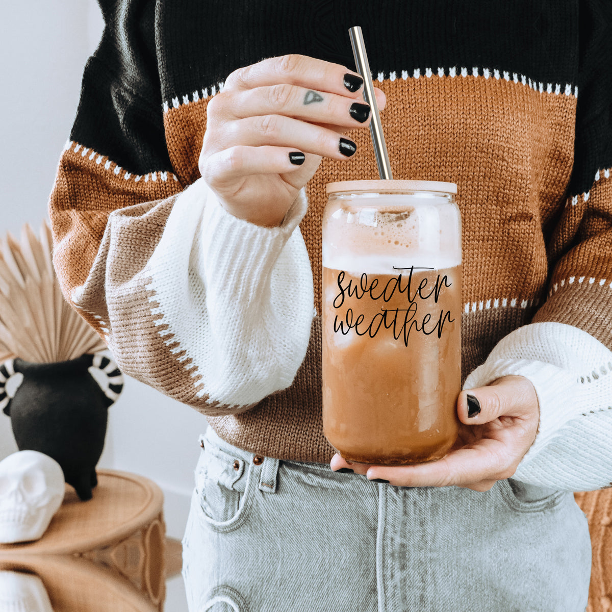 Cute Fall Coffee Mug Sayings, Sweater Weather Cups