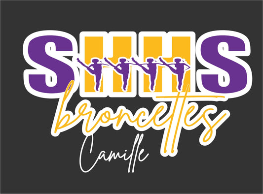 SHHS BRONCETTE DECAL