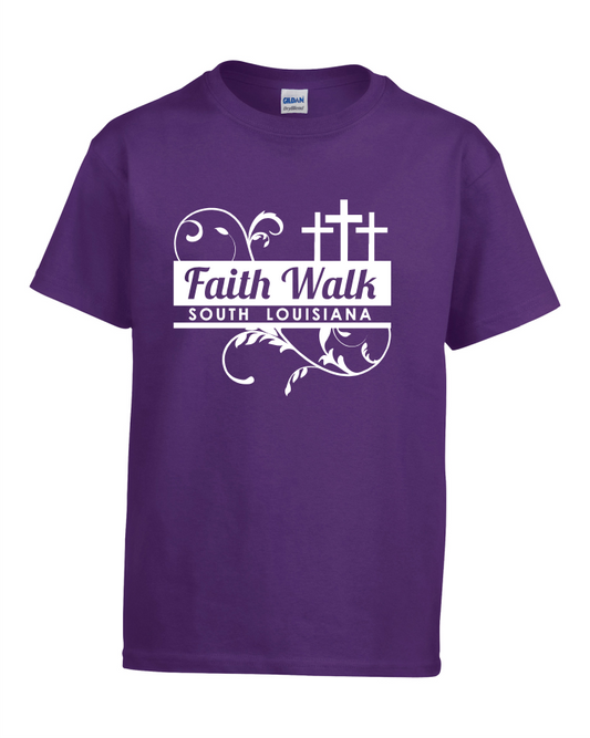 Faith Walk Three Crosses t-shirt