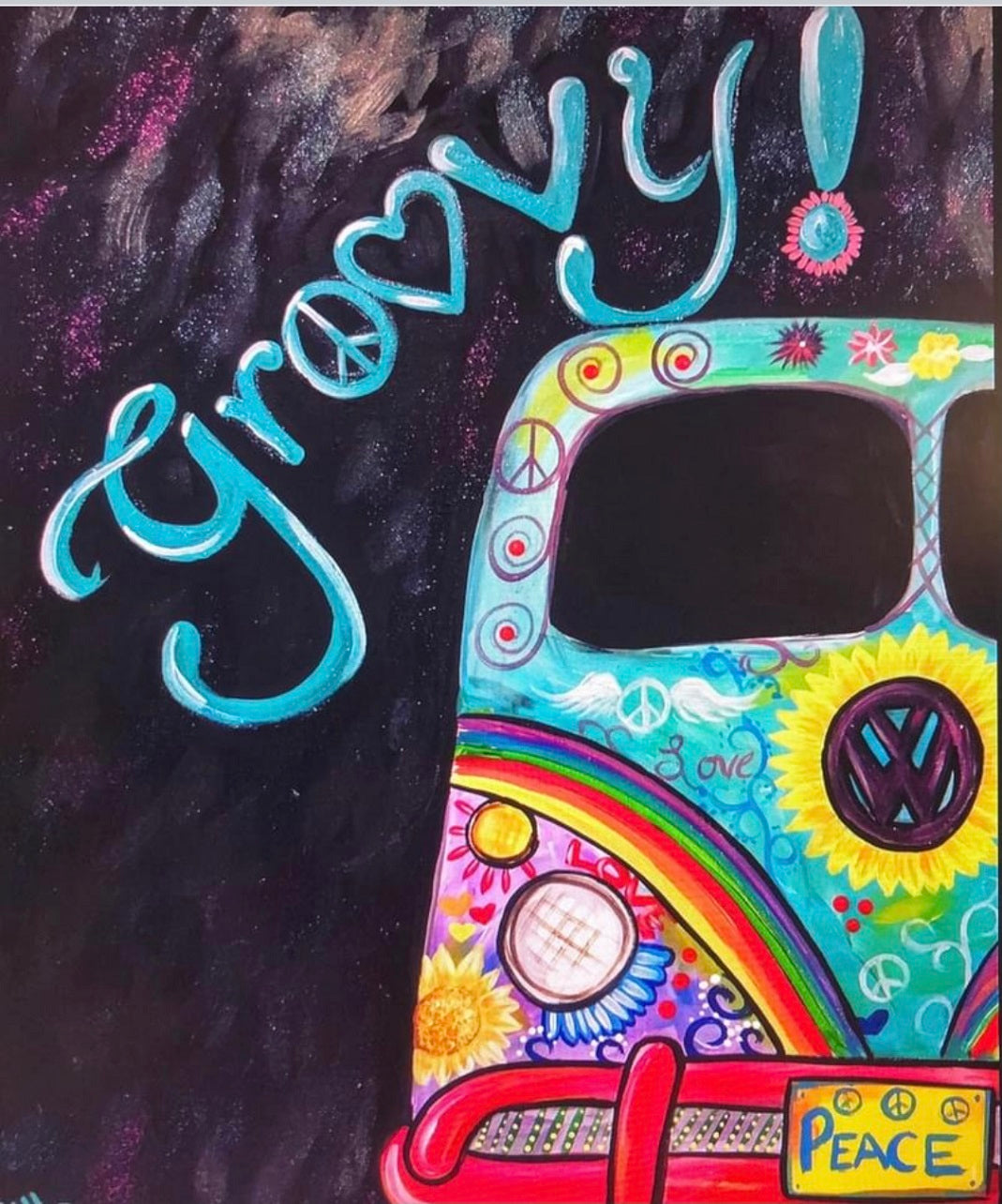Groovy - Art Bayou Paint Party schedule your fun today!