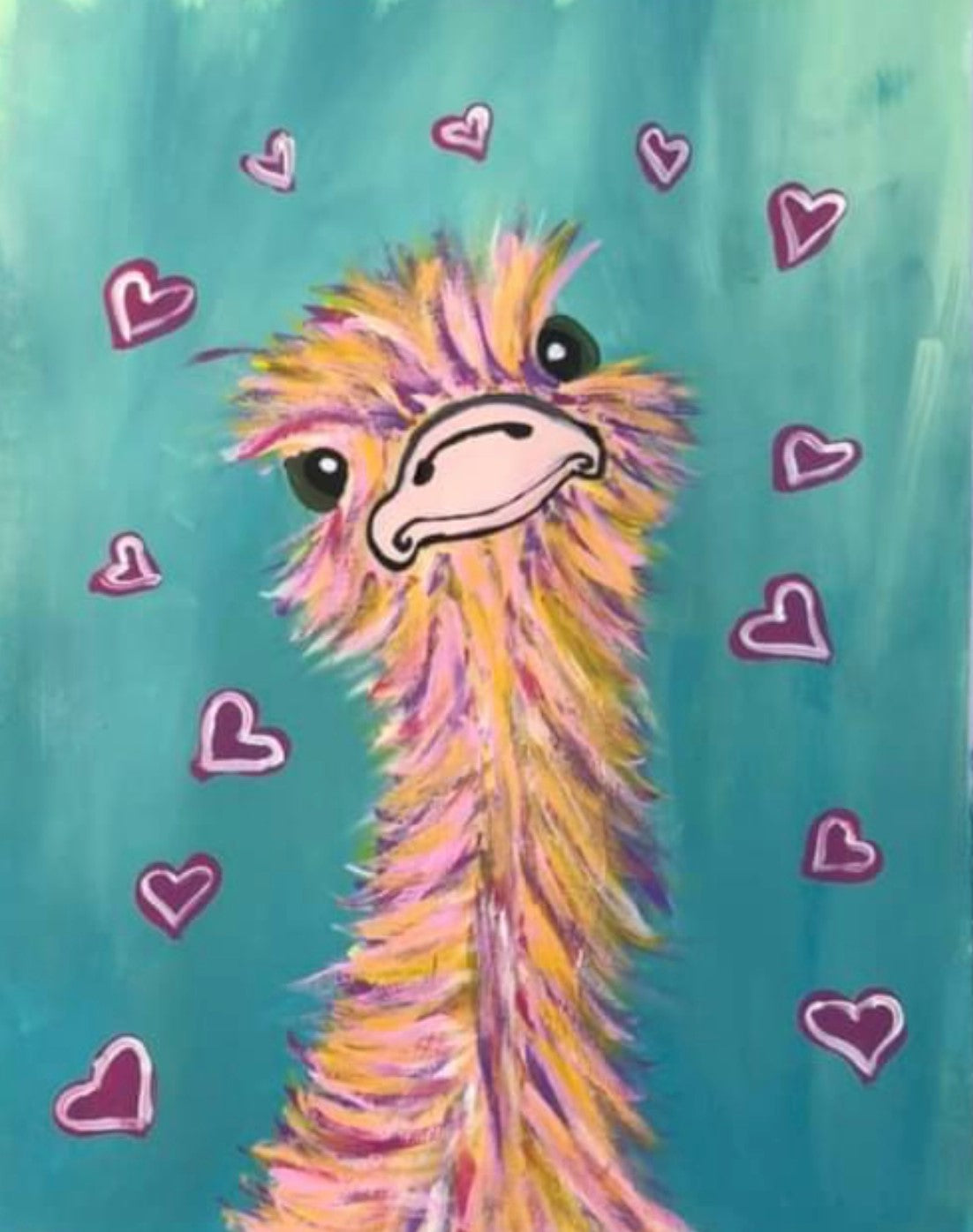 Valentine Ostrich