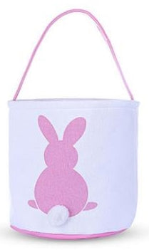 Pink bunny Easter basket. Can be monogrammed!