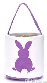 Purple bunny Easter basket. Can be monogrammed!